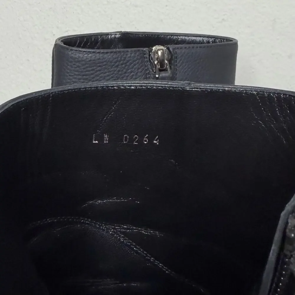 Louis Vuitton Shake Platform Ankle Boot in Black Grained Calf Leather Size 40 - Picture 10 of 11